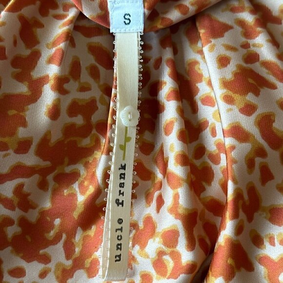 EUC - Uncle Frank Boho Print Tunic Dress Lightweight Lined 3/4 Sleeves - Size S - Picture 8 of 9